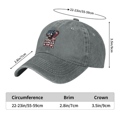 We Are Charlie Kirk Eagle American Flag Printed unisex baseball cap outdoor hats adjustable cap trucker gift hat