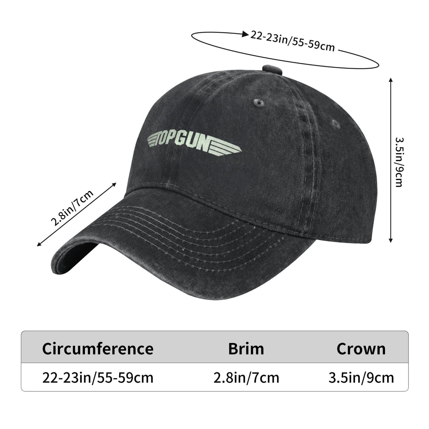 TOPGUN Printed unisex baseball cap outdoor hats adjustable cap trucker gift hat