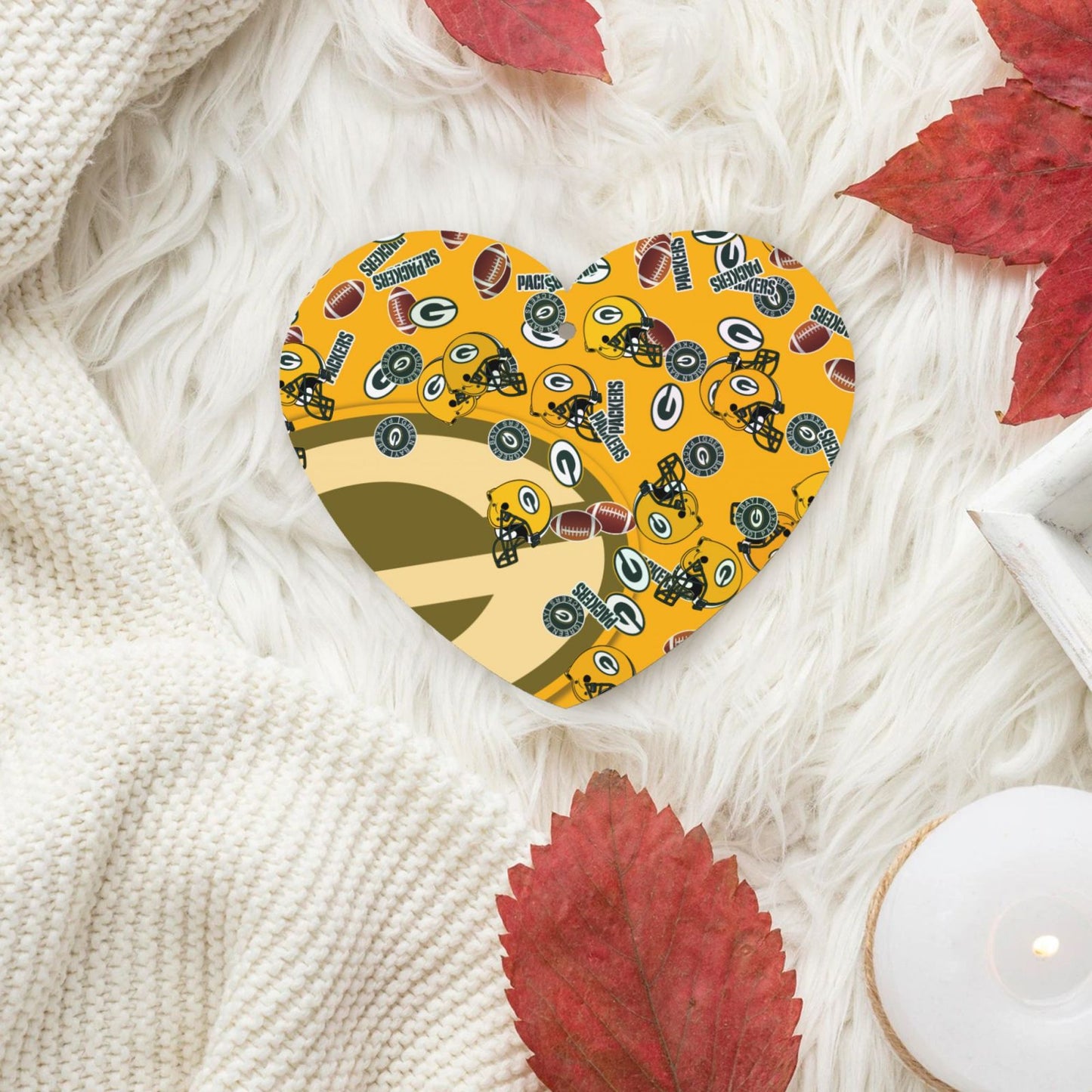 4-pcs Green Bay Packers Car Air Fresheners Cards Set car aromatherapy tablets