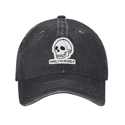 Hall Yourself Printed unisex baseball cap outdoor hats adjustable cap trucker gift hat