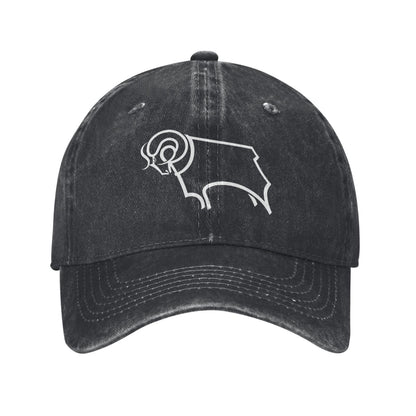 Derby County Football Club Printed unisex baseball cap outdoor hats adjustable cap trucker gift hat