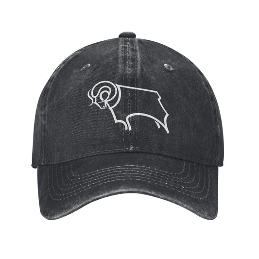 Derby County Football Club Printed unisex baseball cap outdoor hats adjustable cap trucker gift hat