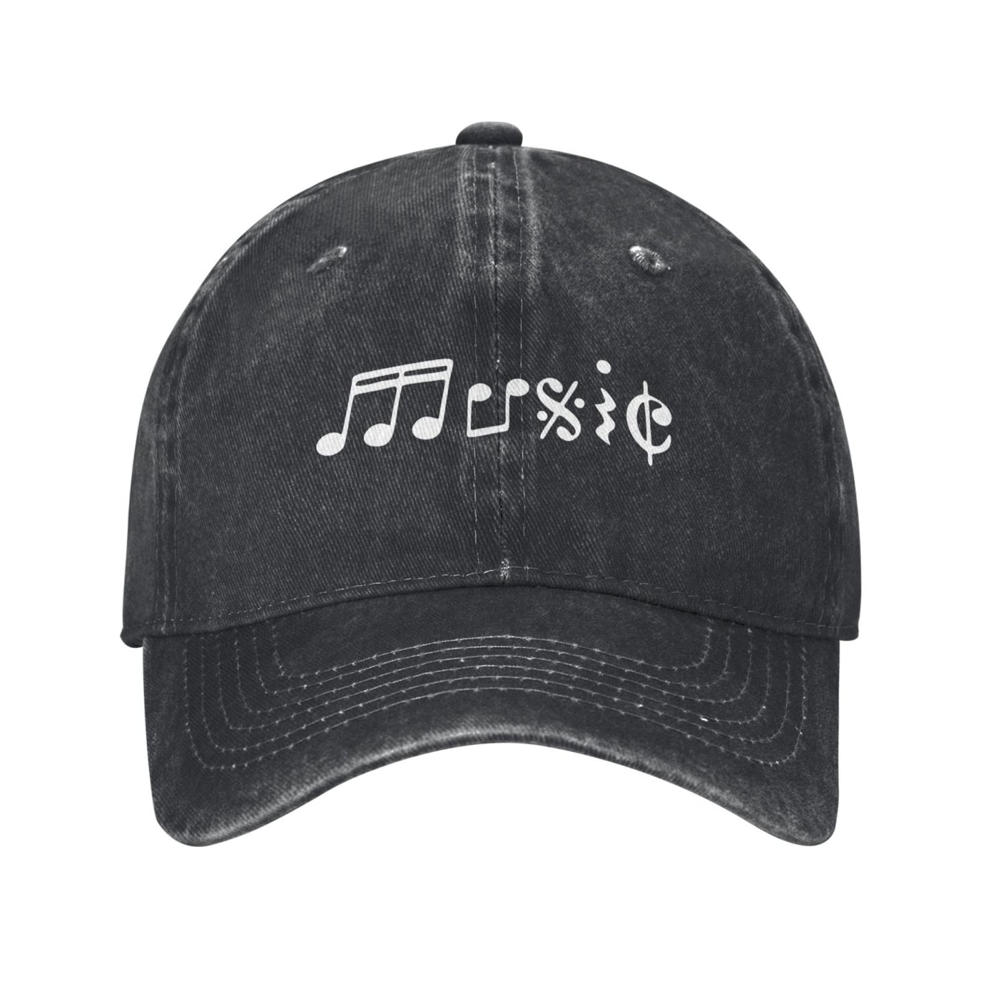 Music Text Printed unisex baseball cap outdoor hats adjustable cap trucker gift hat