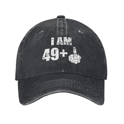 I AM 49+ Printed unisex baseball cap adjustable cap outdoor sun hats trucker hat