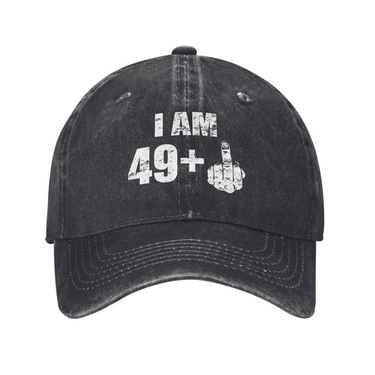 I AM 49+ Printed unisex baseball cap adjustable cap outdoor sun hats trucker hat