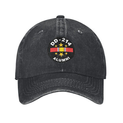 DD-214 Alumni 1 Printed unisex baseball cap outdoor hats adjustable cap trucker gift hat