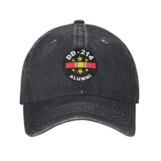DD-214 Alumni 1 Printed unisex baseball cap outdoor hats adjustable cap trucker gift hat