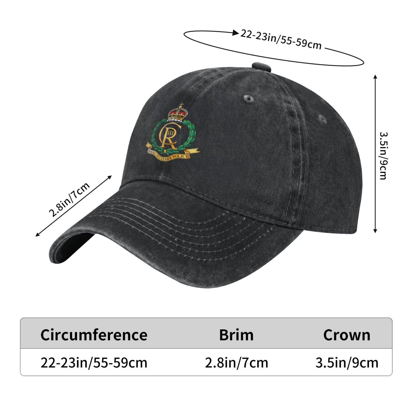 Royal Military Police Printed unisex baseball cap adjustable cap outdoor trucker hat veterans Gifts