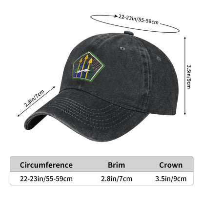 US Army Cyber Command SSI Printing unisex baseball cap adjustable cap veteran gift