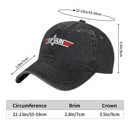 TOP GUN (2) Printed unisex baseball cap outdoor hats adjustable cap trucker gift hat