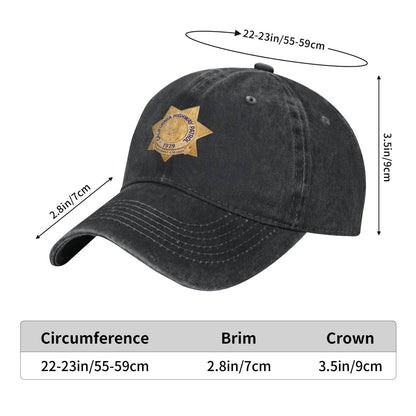 Badge Of The California Highway Patrol Printed unisex baseball cap adjustable cap outdoor sun hats trucker hat