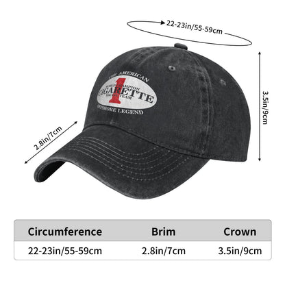 Cigarette Racing Logo Printed unisex baseball cap adjustable cap outdoor sun hats trucker hat
