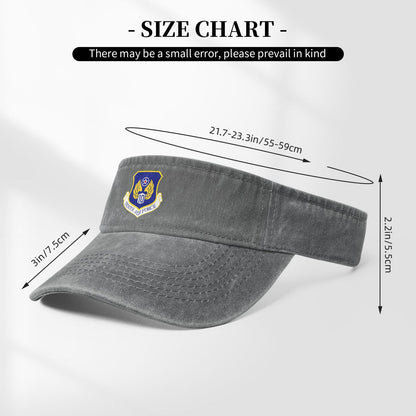 Tenth Air Force-Emblem Printing adjustable Empty Top Baseball Sun Cap unisex outdoor sport hat veterans gift