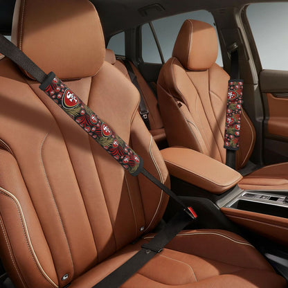 San Francisco 49ers Car seat belt protective cover personalized seat belt protective cover