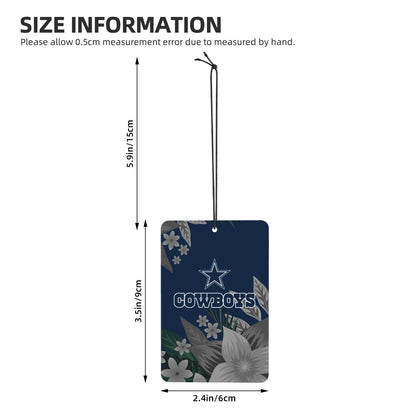 4pcs- Dallas Cowboys car aromatherapy tablets Car Air Fresheners Cards Set