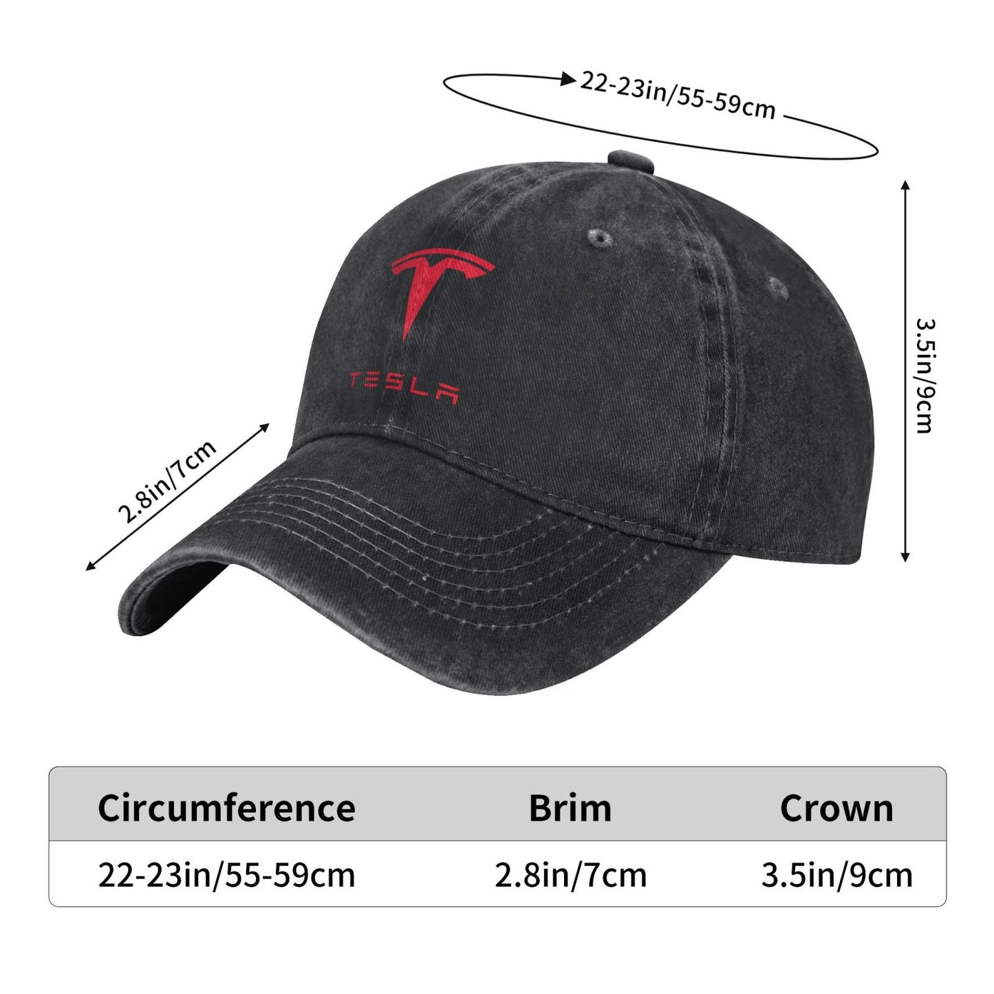 Tesla Logo Printed unisex baseball cap outdoor hats adjustable cap trucker gift hat