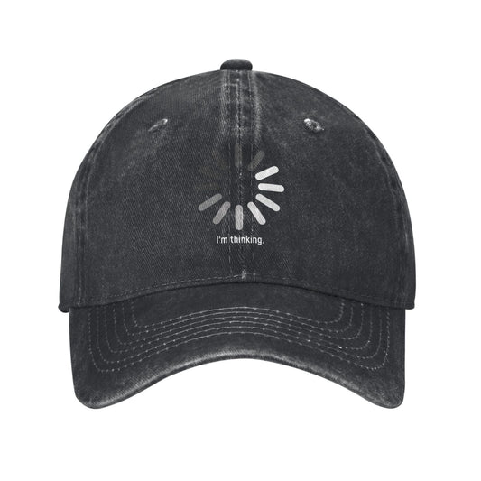 I'm Thinking Printed unisex baseball cap adjustable cap outdoor sun hats trucker hat