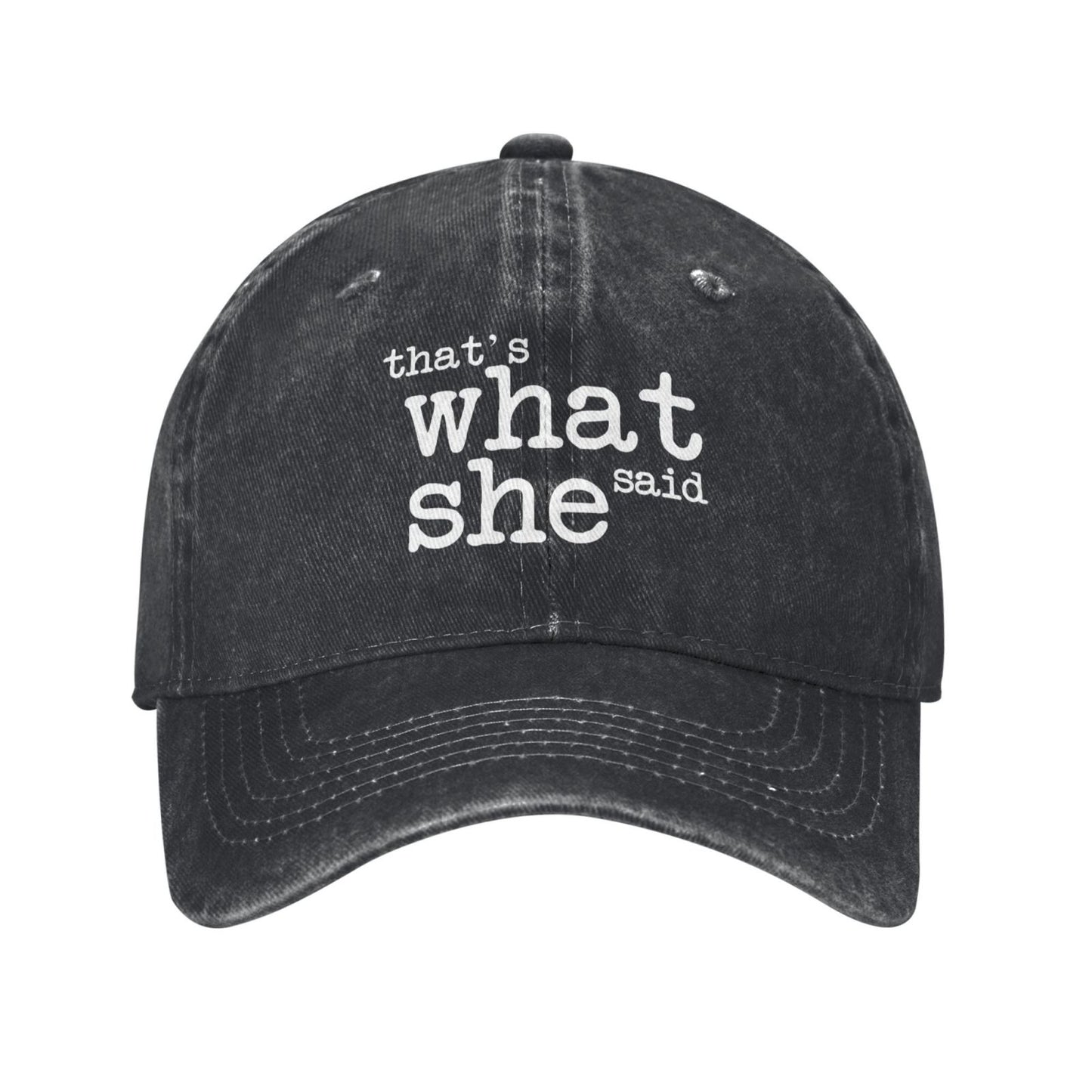 That's What She Said Printed unisex baseball cap adjustable cap outdoor sun hats trucker hat