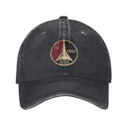Cccp Russian Soviet Union Ussr Space Printed unisex baseball cap adjustable cap outdoor sun hats trucker hat