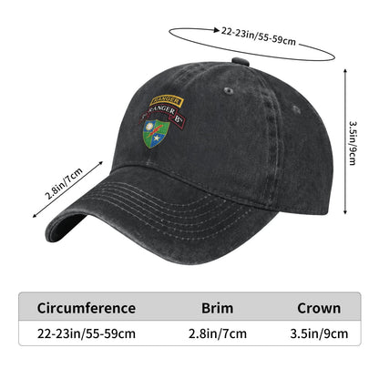 3rd Ranger Battalion Printing unisex baseball cap adjustable hats Outdoor leisure hat veteran gift
