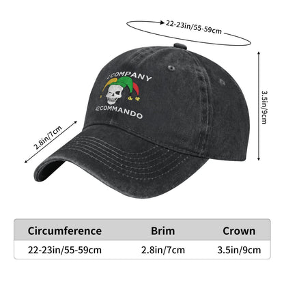 J Company 42 Commando Printed unisex baseball cap adjustable cap outdoor sun hats trucker hat