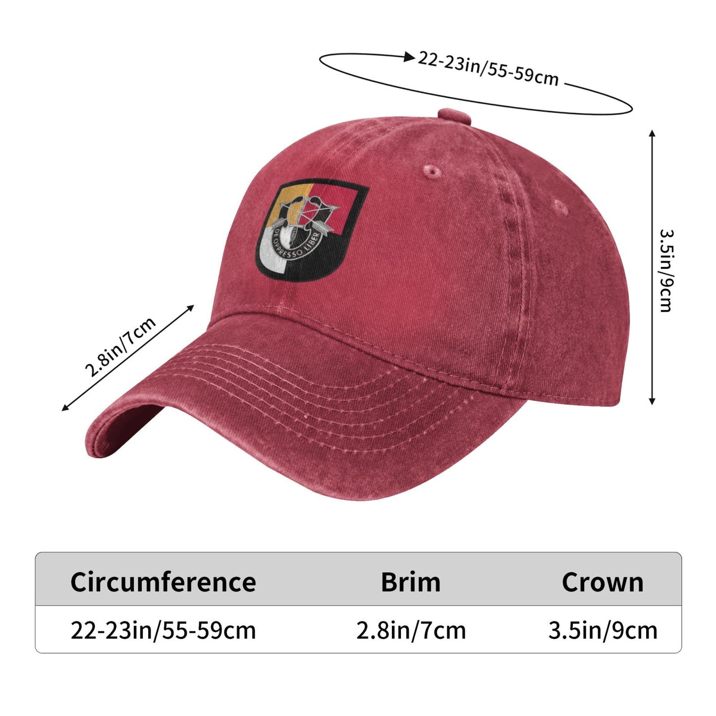 3rd Special Forces Group Printed unisex baseball cap adjustable cap outdoor sunshade trucker hat