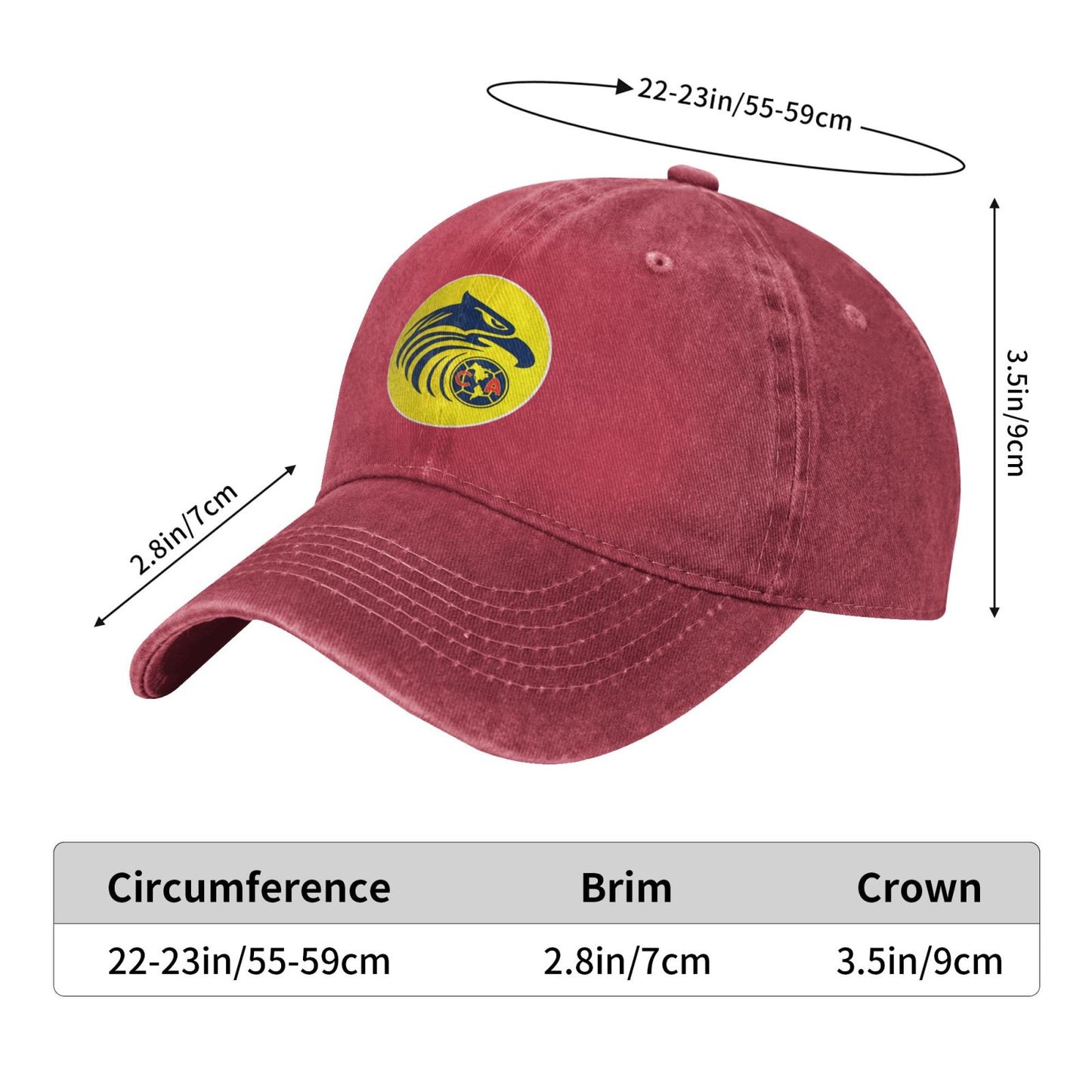 Torn Club America Print Printed unisex baseball cap adjustable cap outdoor sun hats trucker hat
