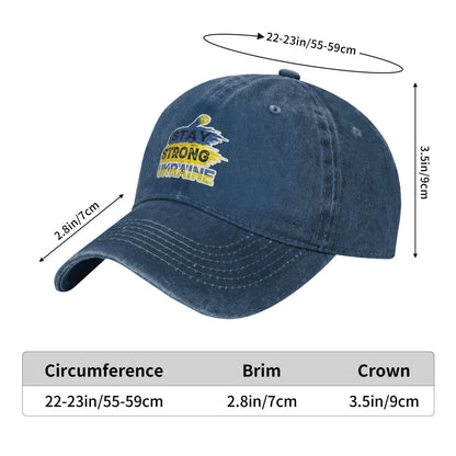 Stay Strong Ukraine Printed unisex baseball cap adjustable cap outdoor sun hats trucker hat
