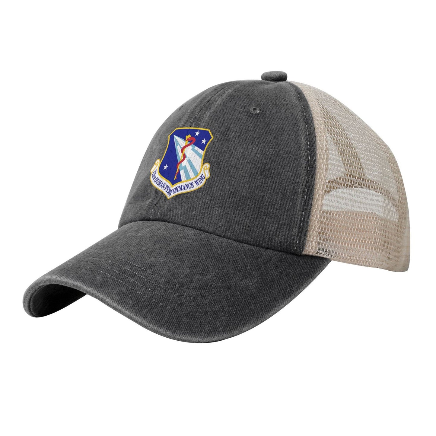 711th Human Performance Wing Printed unisex baseball cap adjustable grid baseball cap veteran gift