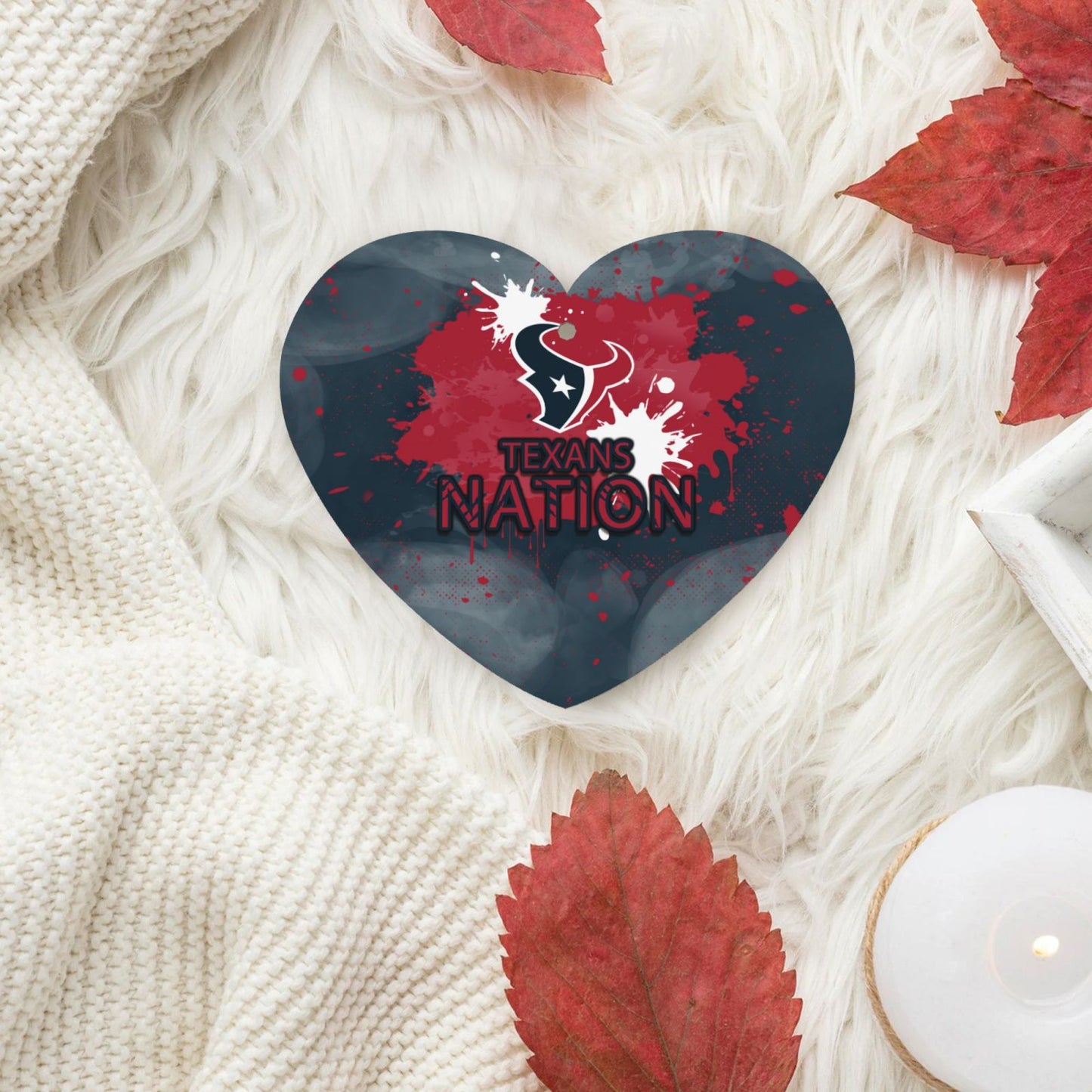 4-pcs Houston Texans Car Air Fresheners Cards Set car aromatherapy tablets