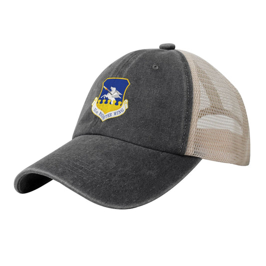 51st Fighter Wing Printed unisex baseball cap adjustable grid baseball cap veteran gift