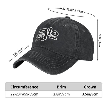 D12 Printed unisex baseball cap adjustable cap outdoor sun hats trucker hat