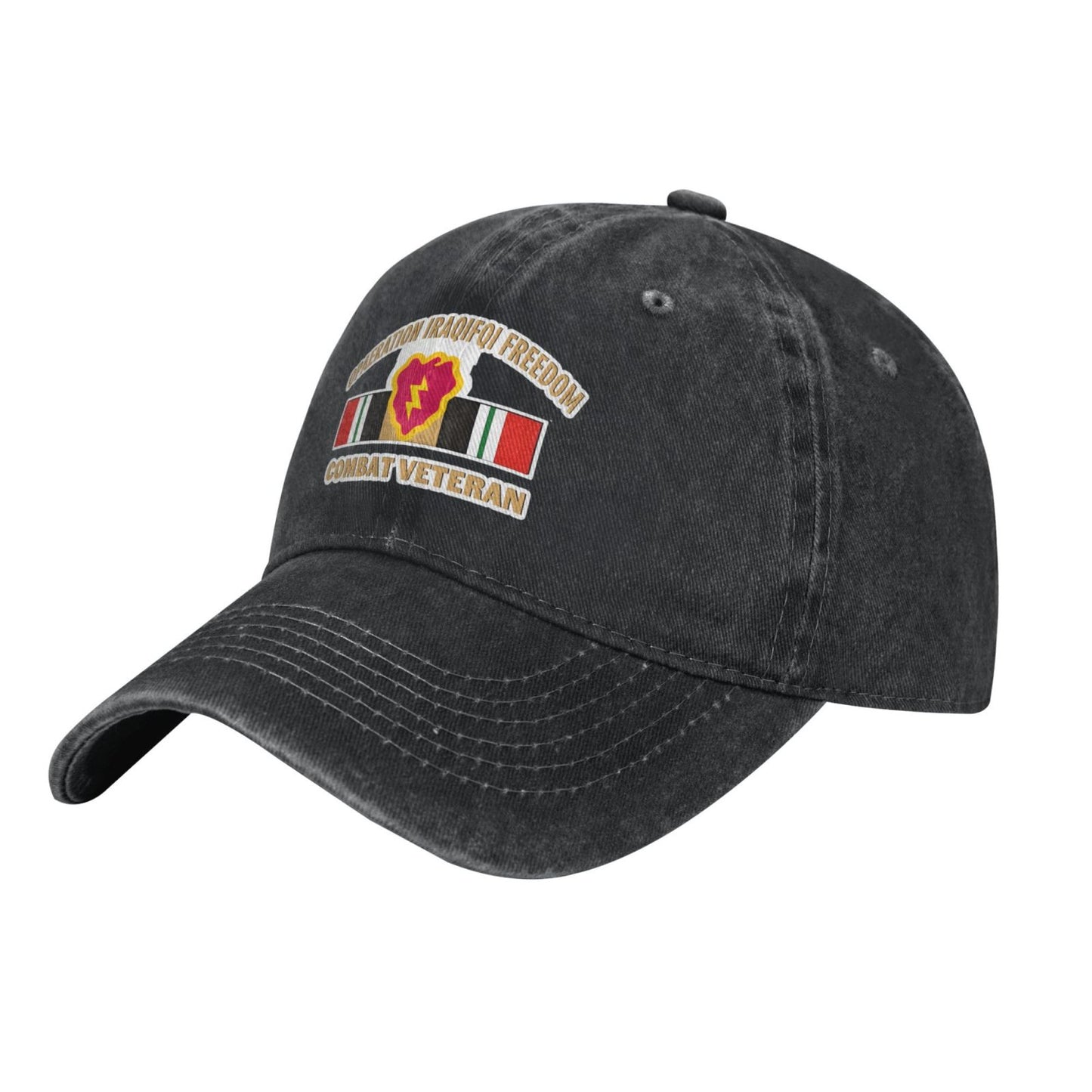 OPAERATION IRAQIFQI FREEDOM COMBAT VETERAN Printed unisex baseball cap outdoor hats adjustable cap trucker gift hat