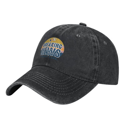 Breaking News I Don't Care Printed unisex baseball cap adjustable cap outdoor sun hats trucker hat