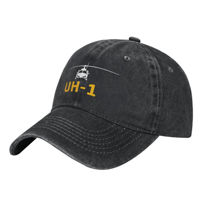 UH-1 Veterans Printed unisex baseball cap outdoor hats adjustable cap trucker gift hat