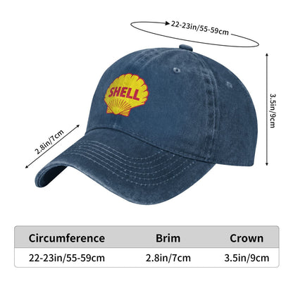 Shell Printing Printed unisex baseball cap adjustable cap outdoor sun hats trucker hat