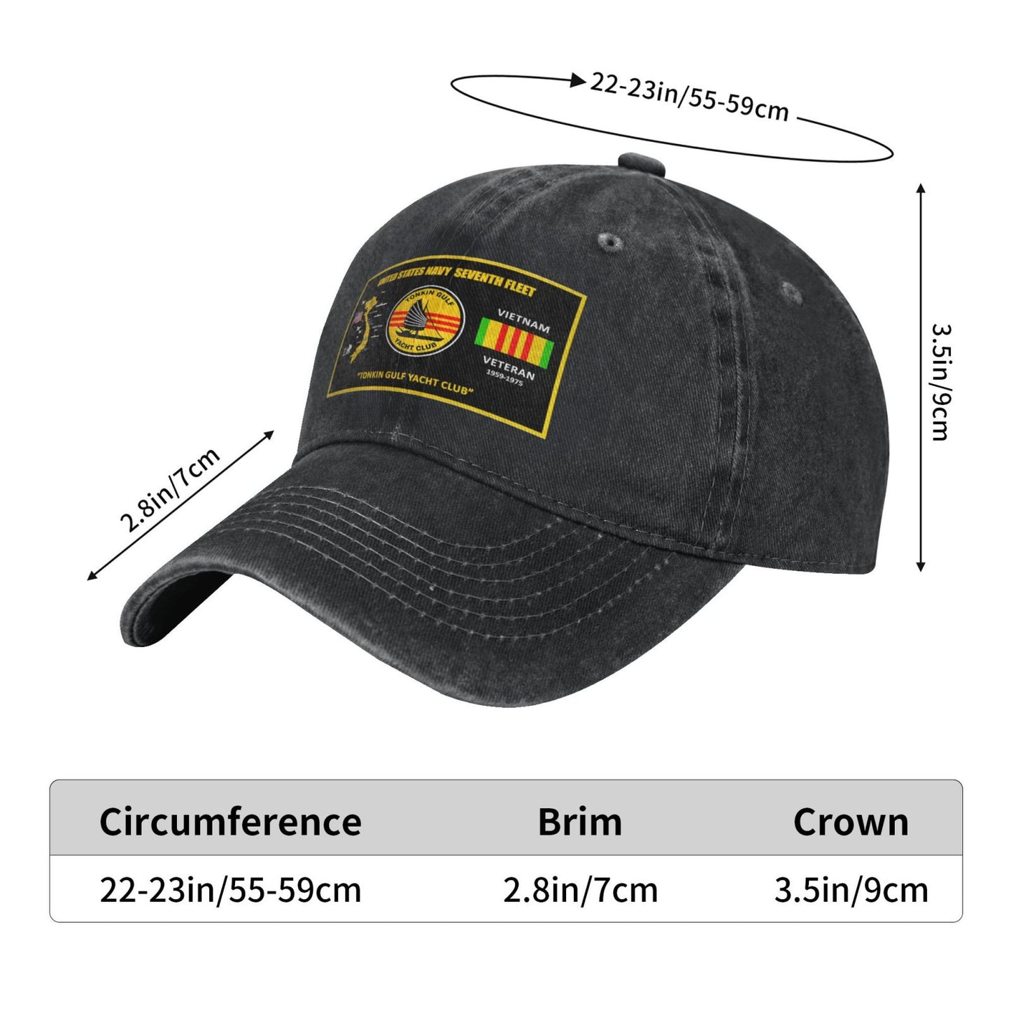 Tonkin Gulf Yacht Club Printed unisex baseball cap adjustable cap outdoor sunshade trucker hat