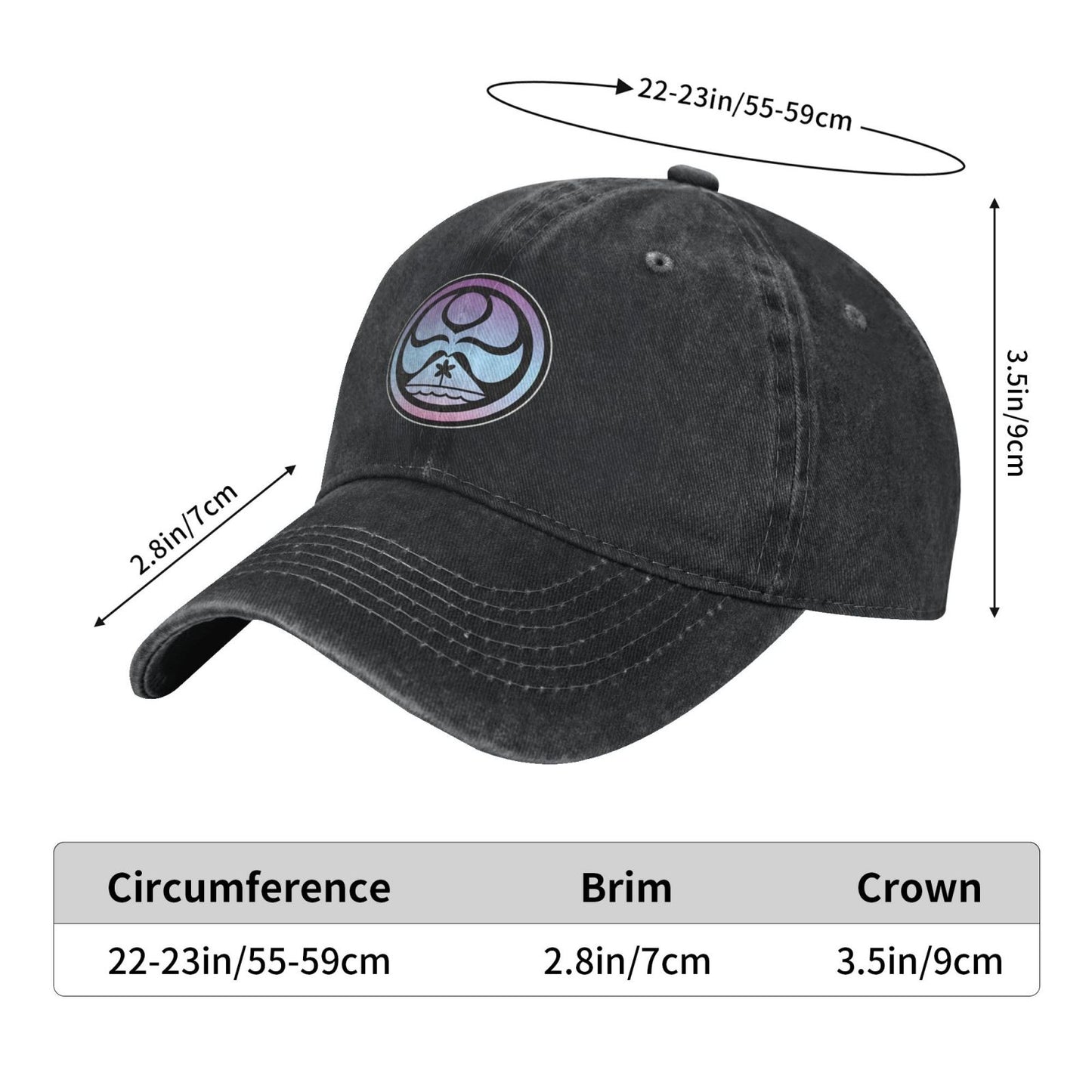 Hawaiian Island Creations(2) Printed unisex baseball cap adjustable cap outdoor sun hats trucker hat