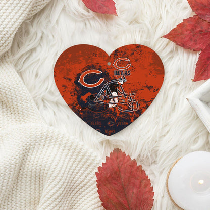 4-pcs Chicago Bears Car Air Fresheners Cards Set car aromatherapy tablets