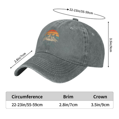 Big Sky Montana Retro Vintage Printed unisex baseball cap adjustable cap outdoor sun hats trucker hat