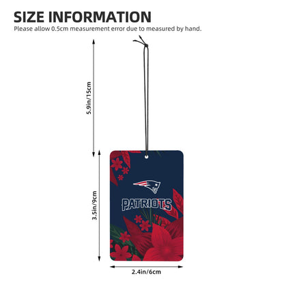 4pcs- New England Patriots car aromatherapy tablets Car Air Fresheners Cards Set