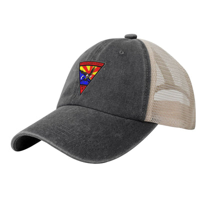 MAG36 Printed unisex baseball cap adjustable grid baseball cap veteran gift