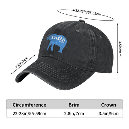 Tufts University 2023 Printed unisex baseball cap adjustable cap outdoor sun hats trucker hat