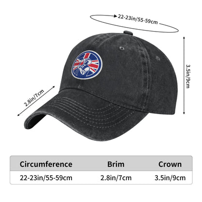 British Organic Farmer Union Jack Flag Printed unisex baseball cap adjustable cap outdoor sun hats trucker hat