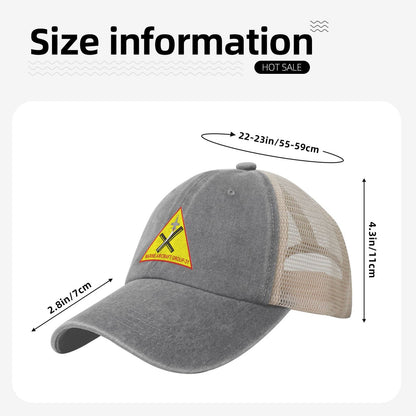 MAG31 Beaufort Printed unisex baseball cap adjustable grid baseball cap veteran gift