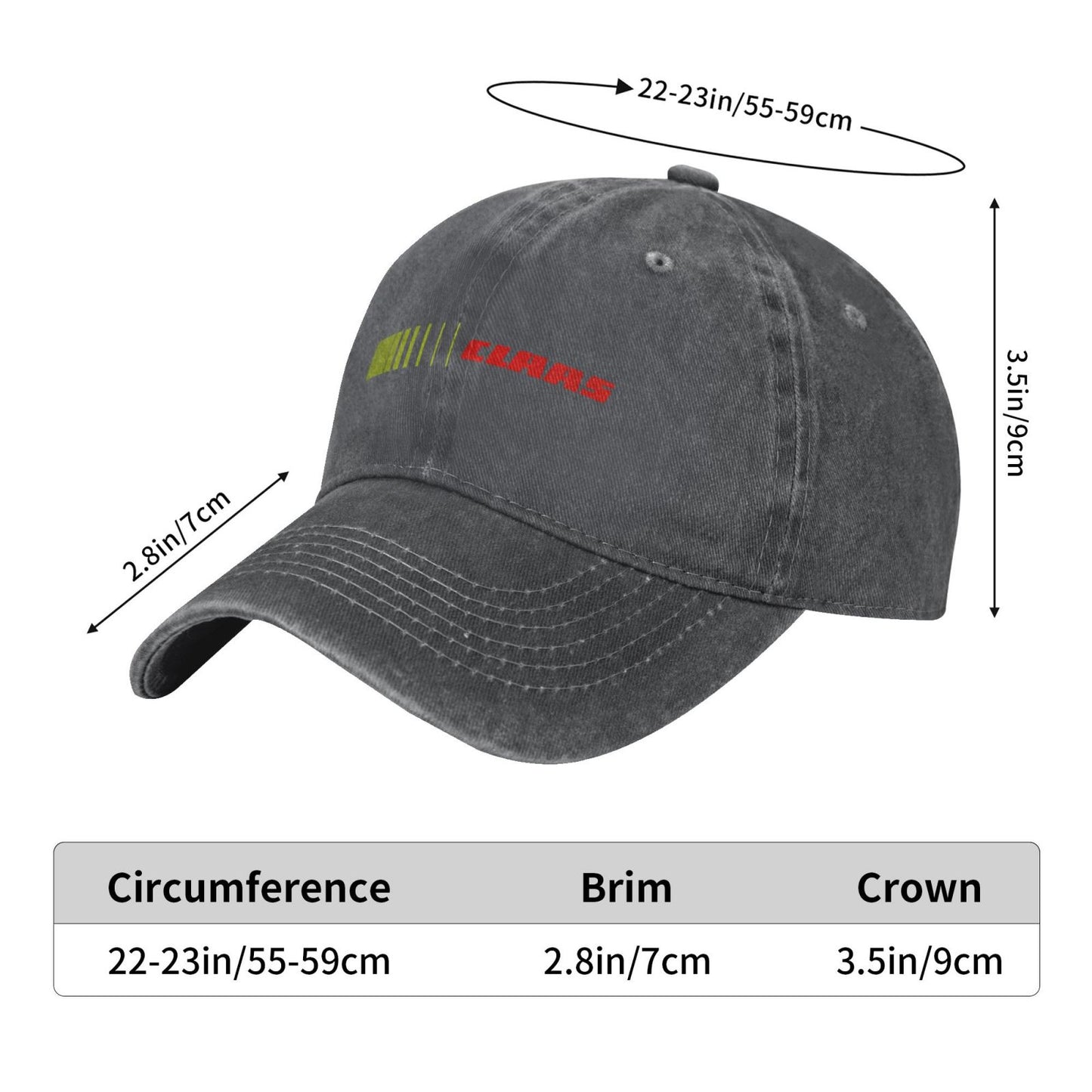 CLAAS Printed unisex baseball cap adjustable cap outdoor sun hats trucker hat
