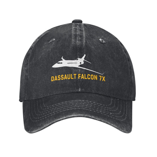Dassault Falcon 7X Printing unisex baseball cap adjustable hats Outdoor leisure hat veteran gift