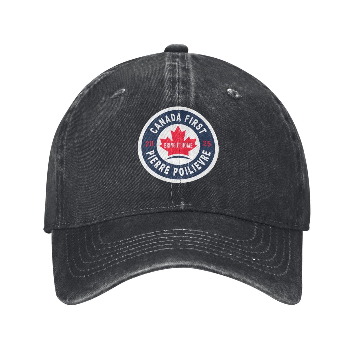 Canada First, Pierre Poilievre 2025 Sticker Printed unisex baseball cap adjustable cap outdoor sun hats trucker hat