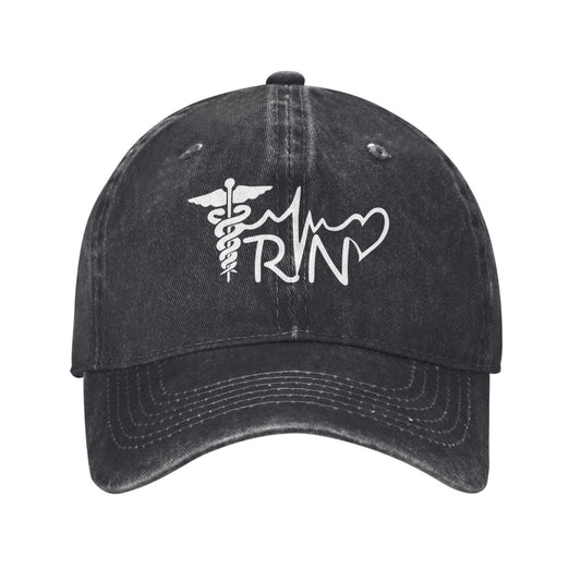 NURSE HEARTBEAT Printed unisex baseball cap adjustable cap outdoor sun hats trucker hat