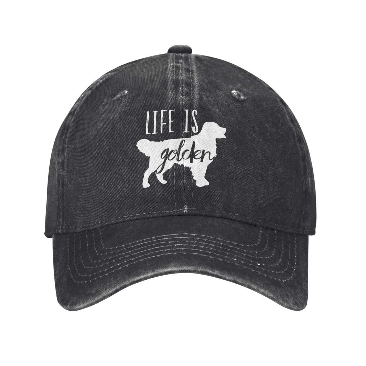 Life Is Golden Printed unisex baseball cap outdoor hats adjustable cap trucker gift hat